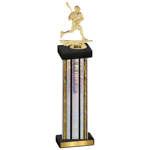 Single Silver Glacier Lacrosse Trophy