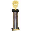 Single Silver Glacier Pickleball Trophy