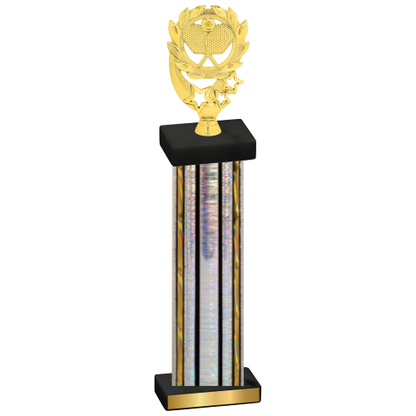 Single Silver Glacier Pickleball Trophy