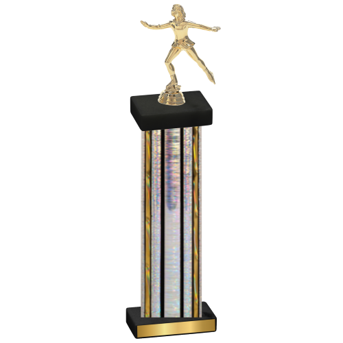 Single Silver Glacier Skater Trophy