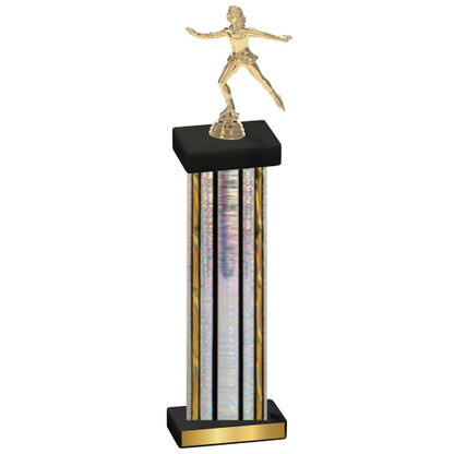 Single Silver Glacier Skater Trophy