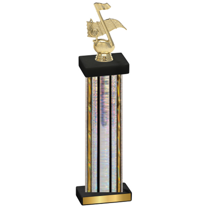 Single Silver Glacier Music Trophy