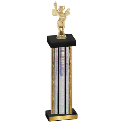 Single Silver Glacier Academics Trophy