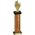 Single Orange Glacier Rugby Trophy