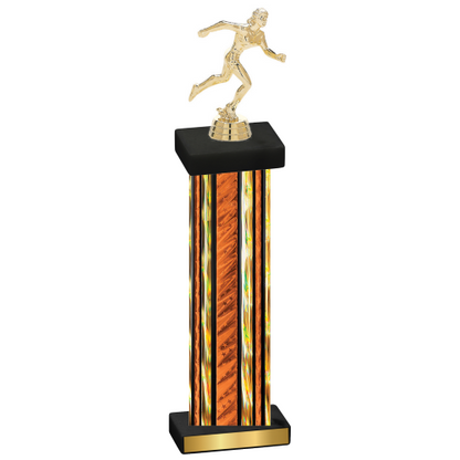 Single Orange Glacier Running Trophy