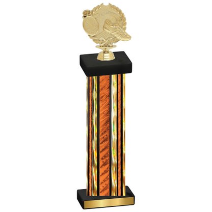 Single Orange Glacier Running Trophy