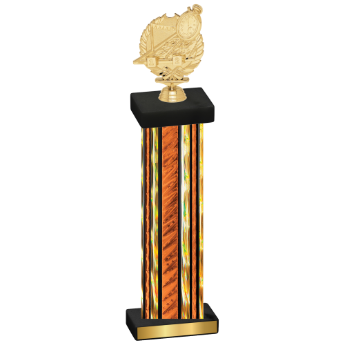 Single Orange Glacier Swimming Trophy