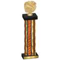 Single Orange Glacier Cheerleading Trophy
