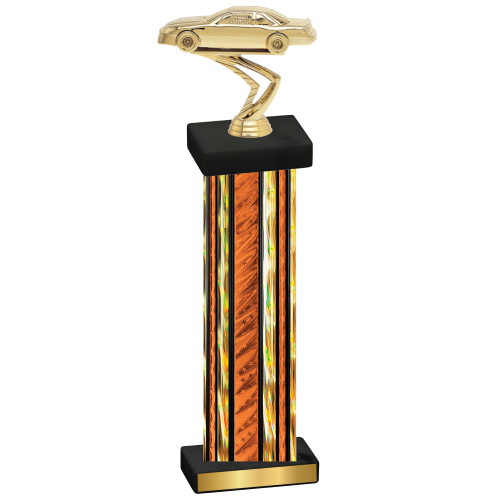 Single Orange Glacier Cars Trophy