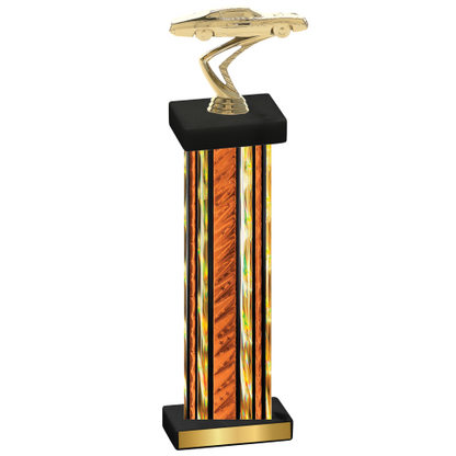 Single Orange Glacier Cars Trophy