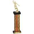 Single Orange Glacier Basketball Trophy