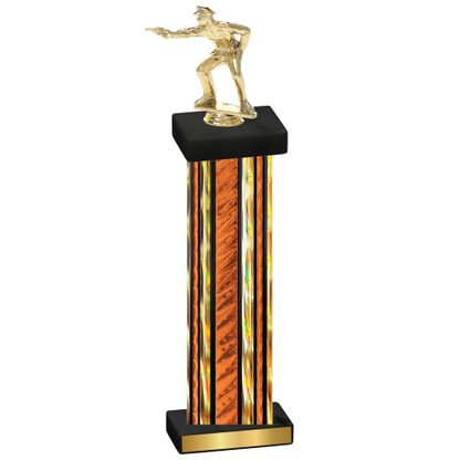 Single Orange Glacier Shooter Trophy