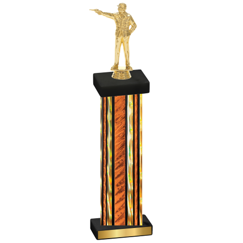 Single Orange Glacier Shooter Trophy