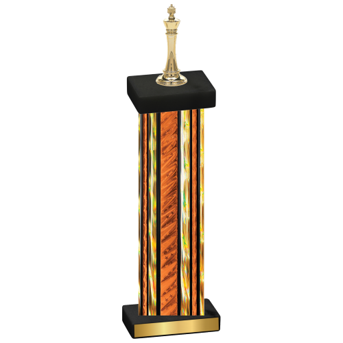 Single Orange Glacier Chess Trophy