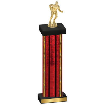 Single Red Glacier Rugby Trophy