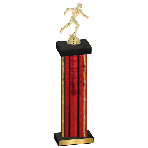 Single Red Glacier Running Trophy