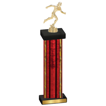 Single Red Glacier Running Trophy