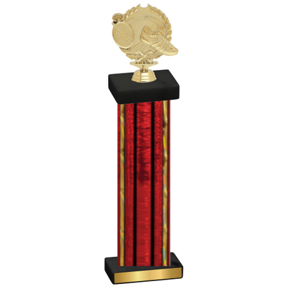 Single Red Glacier Running Trophy