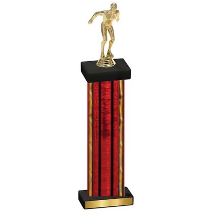 Single Red Glacier Swimming Trophy