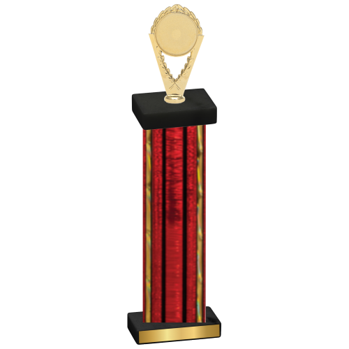 Single Red Glacier Insert Trophy