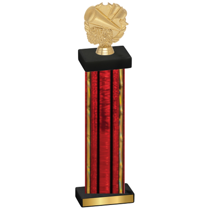 Single Red Glacier Cheerleading Trophy