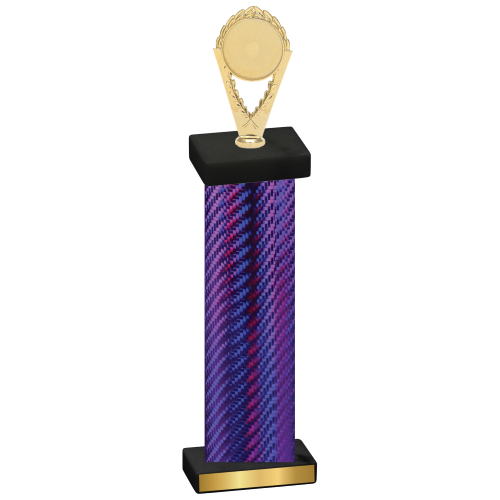 Single Purple Carbon Fiber Insert Trophy