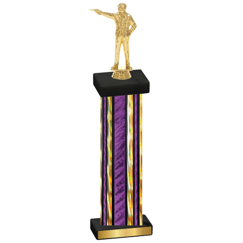 Single Purple Glacier Shooter Trophy