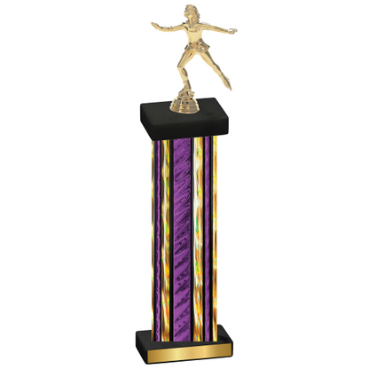 Single Purple Glacier Skater Trophy