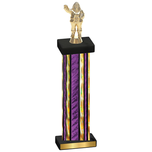 Single Purple Glacier Holiday Trophy