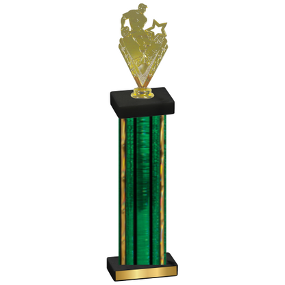 Single Green Glacier Rugby Trophy