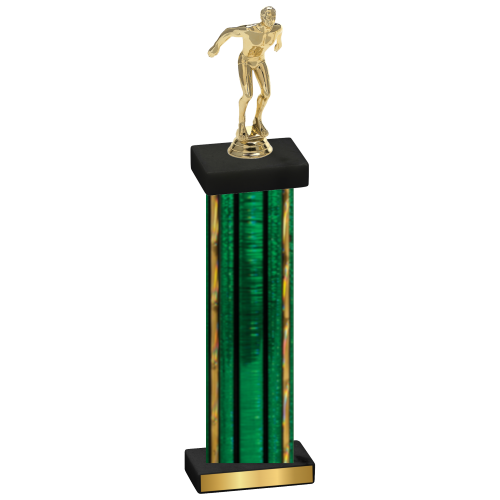 Single Green Glacier Swimming Trophy