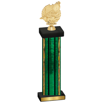 Single Green Glacier Swimming Trophy