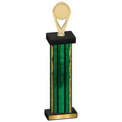 Single Green Glacier Insert Trophy