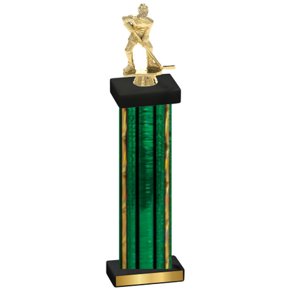 Single Green Glacier Hockey Trophy