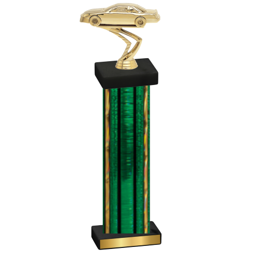 Single Green Glacier Cars Trophy