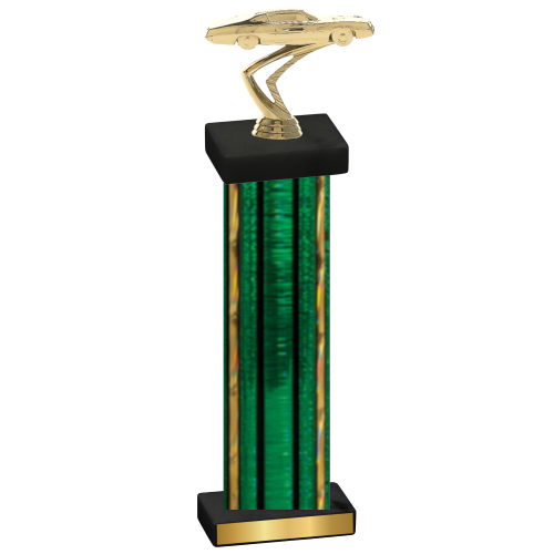 Single Green Glacier Cars Trophy