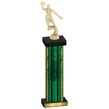 Single Green Glacier Basketball Trophy