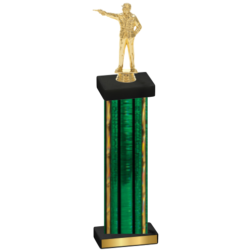 Single Green Glacier Shooter Trophy