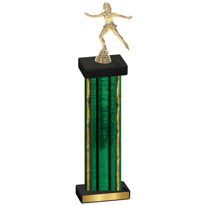 Single Green Glacier Skater Trophy