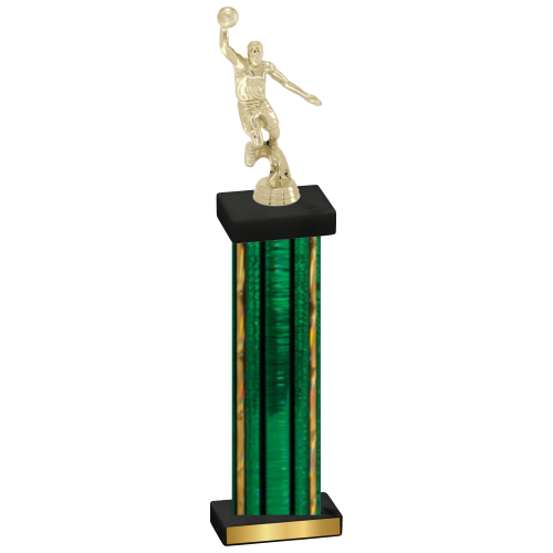 Single Green Glacier Basketball Trophy