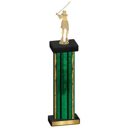 Single Green Glacier Golf Trophy