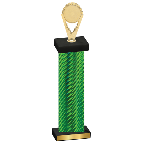 Single Green Carbon Fiber Insert Trophy