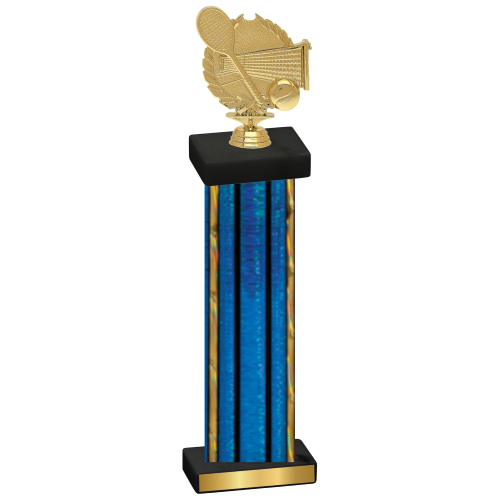 Single Blue Glacier Tennis Trophy