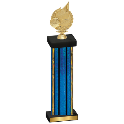 Single Blue Glacier Volleyball Trophy