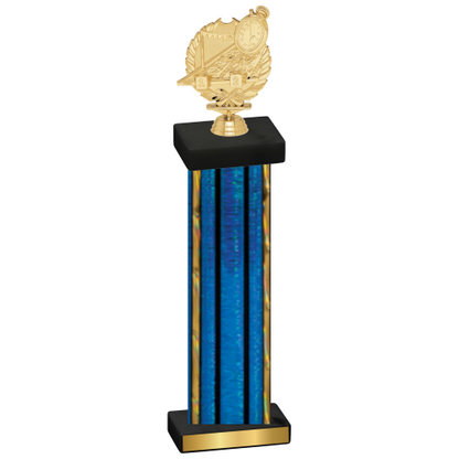 Single Blue Glacier Swimming Trophy