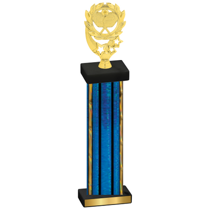 Single Blue Glacier Pickleball Trophy