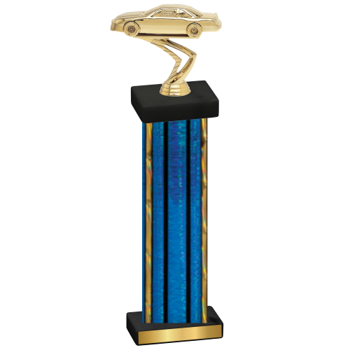 Single Blue Glacier Cars Trophy