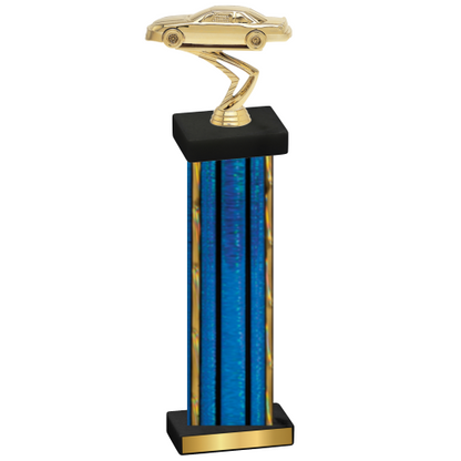 Single Blue Glacier Cars Trophy