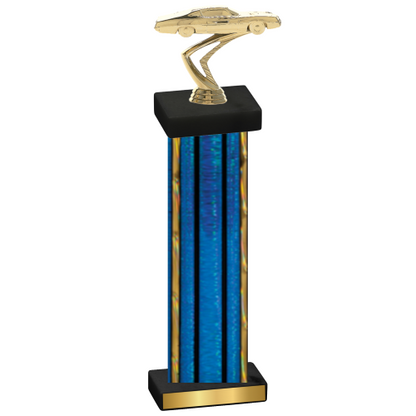 Single Blue Glacier Cars Trophy