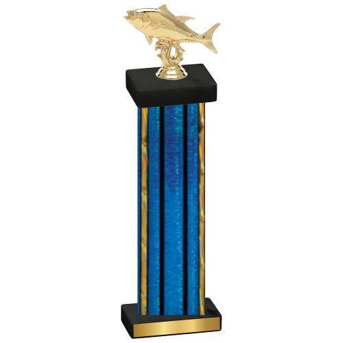 Single Blue Glacier Fishing Trophy